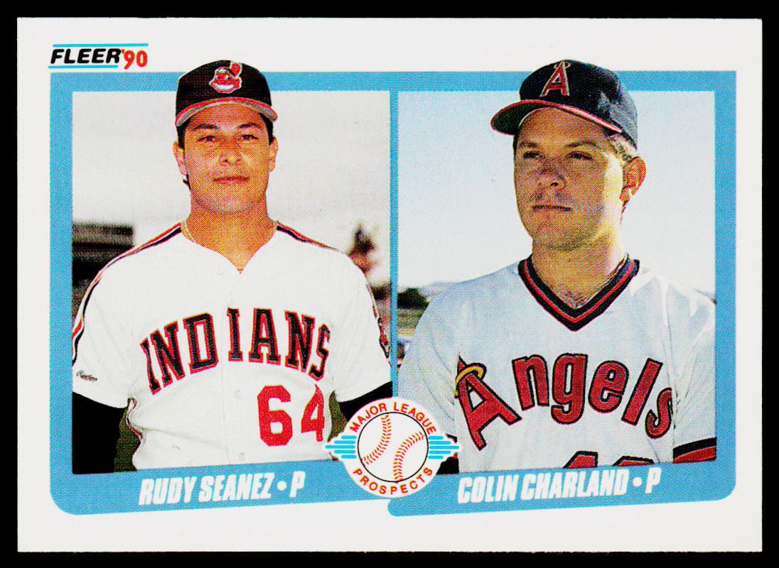 Rudy Seanez / Colin Charland 1990 Fleer #640b RC