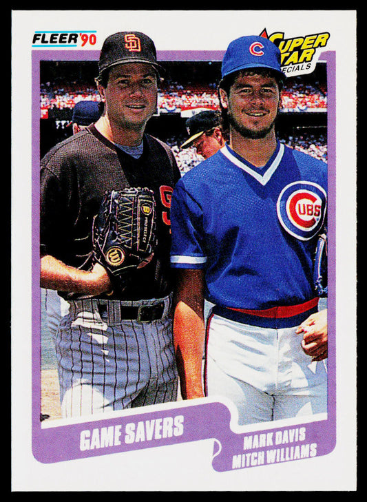 Game Savers (Mark Davis / Mitch Williams) SSS, CPC 1990 Fleer #631