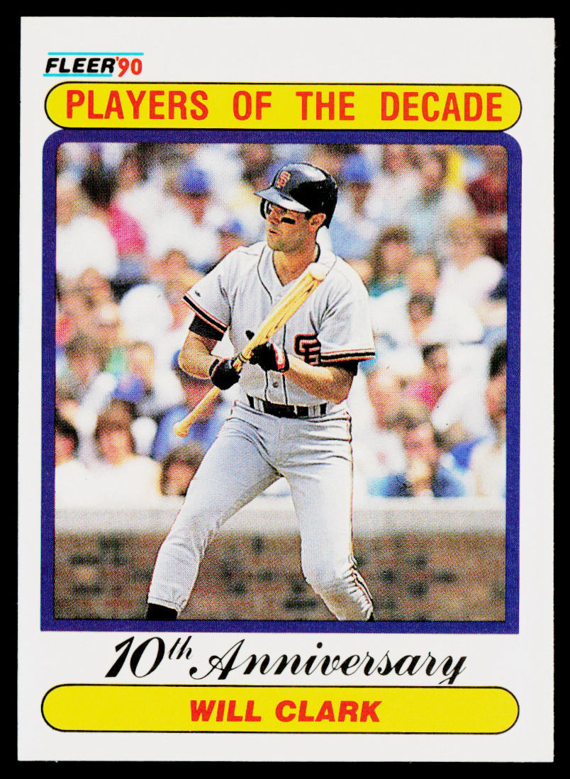 Will Clark 1990 Fleer #630c San Francisco Giants