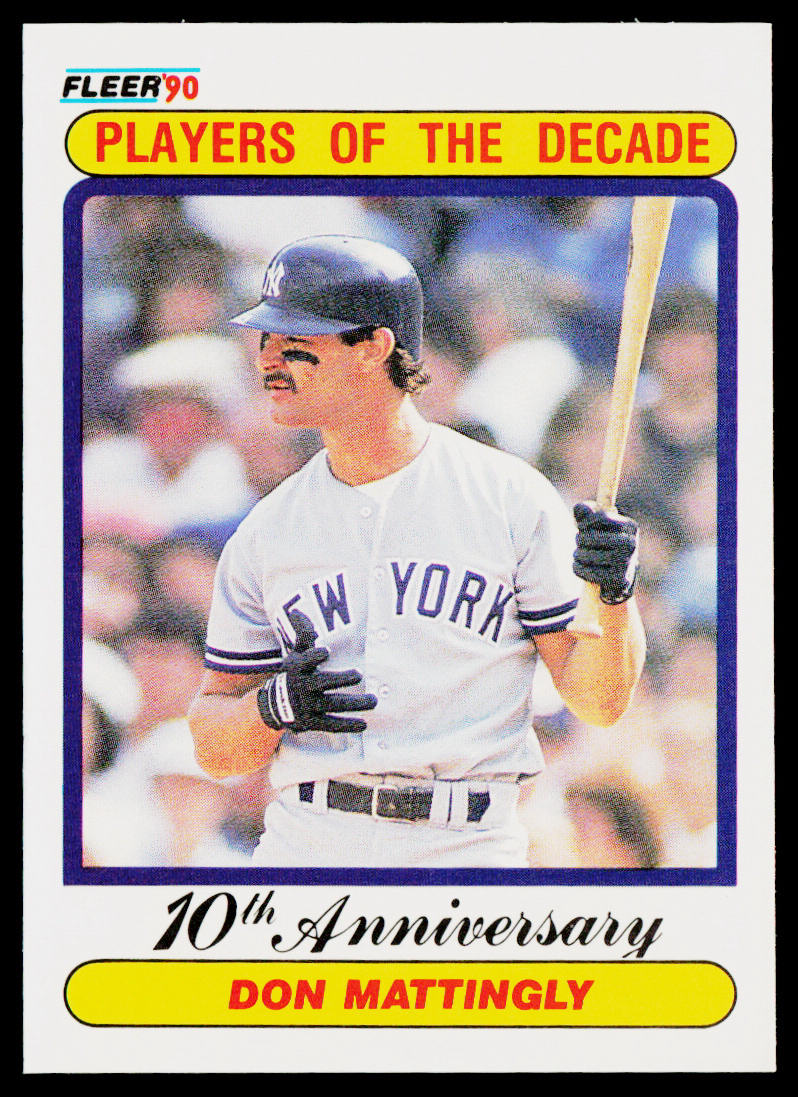 Don Mattingly 1990 Fleer #626 New York Yankees