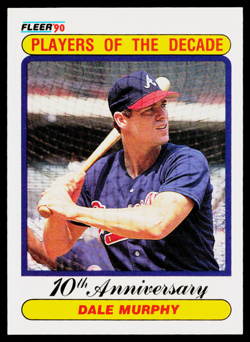Dale Murphy 1990 Fleer #623b Atlanta Braves