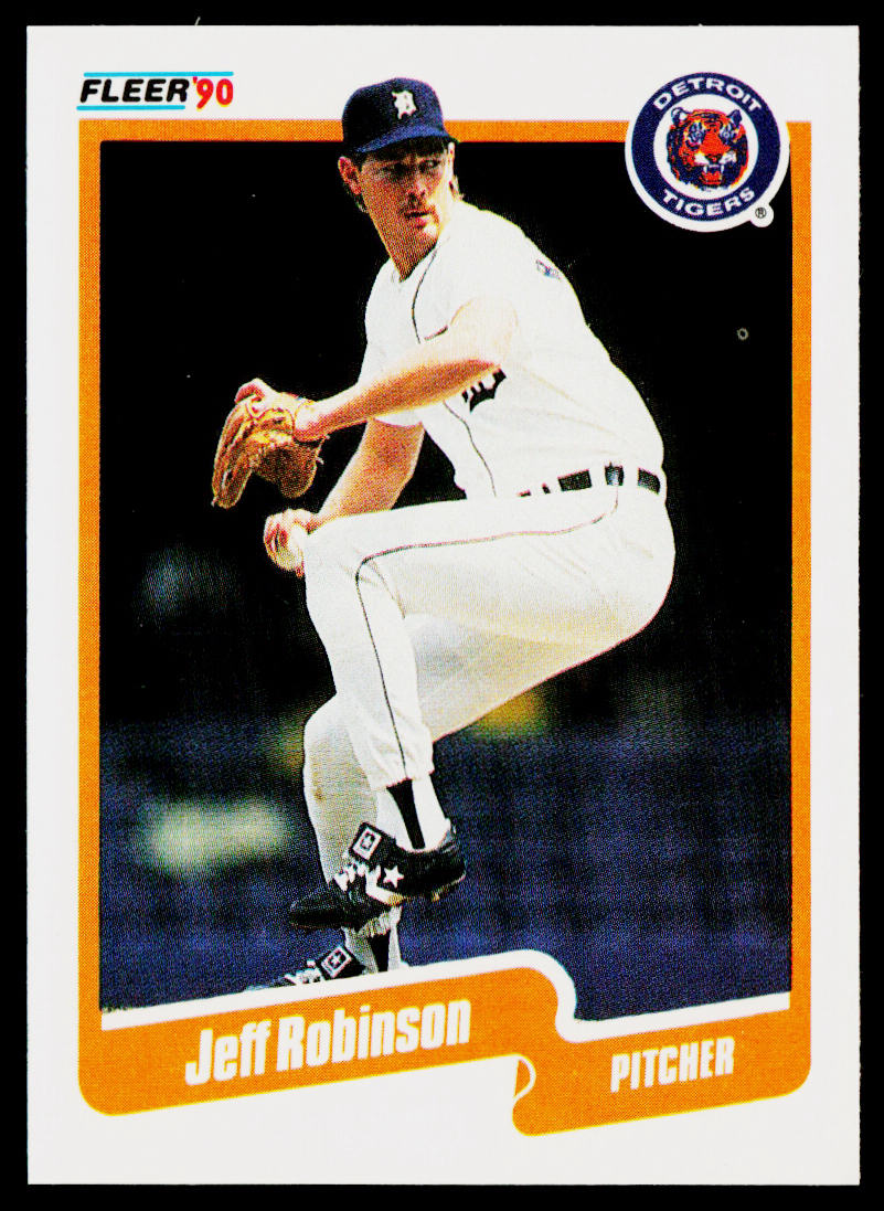 Jeff Robinson 1990 Fleer #614 Detroit Tigers