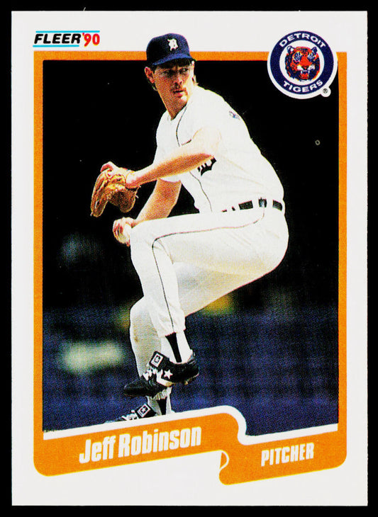 Jeff Robinson 1990 Fleer #614 Detroit Tigers