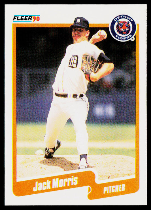 Jack Morris 1990 Fleer #610 Detroit Tigers