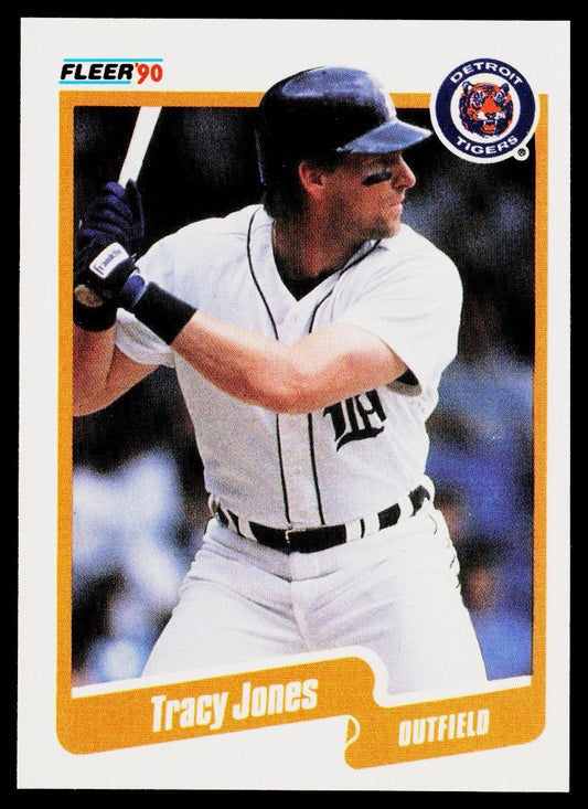Tracy Jones 1990 Fleer #607 Detroit Tigers