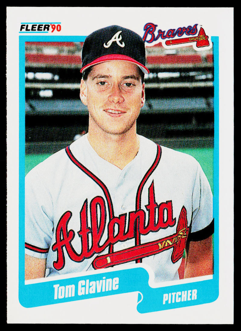 Tom Glavine 1990 Fleer #583 Atlanta Braves