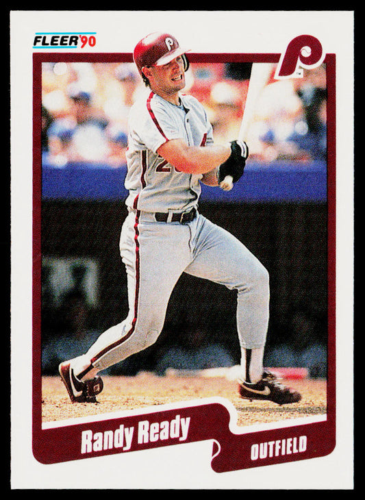Randy Ready 1990 Fleer #571 Philadelphia Phillies