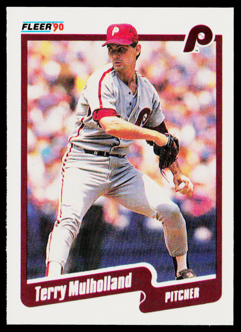 Terry Mulholland 1990 Fleer #568 Philadelphia Phillies