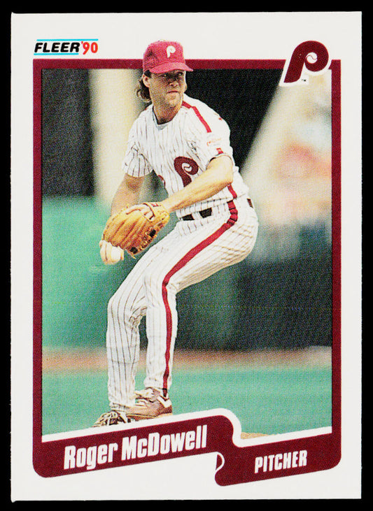 Roger McDowell 1990 Fleer #567 Philadelphia Phillies