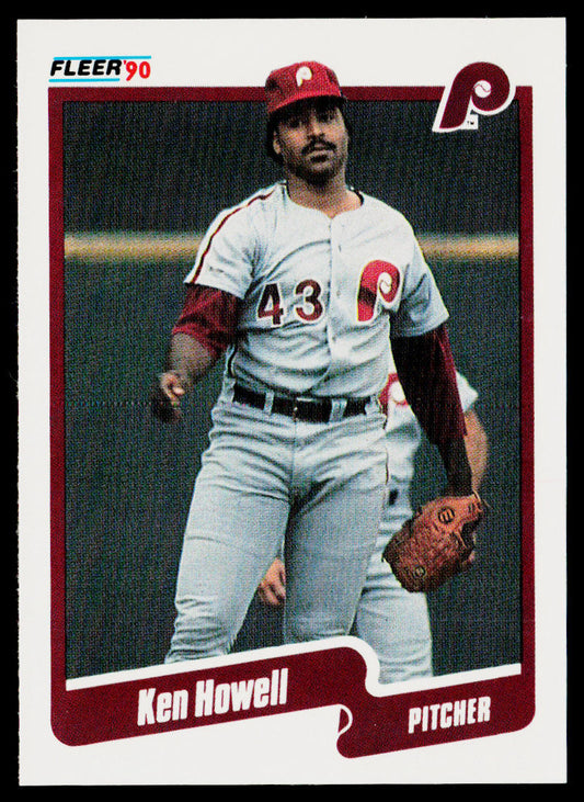 Ken Howell 1990 Fleer #561b Philadelphia Phillies