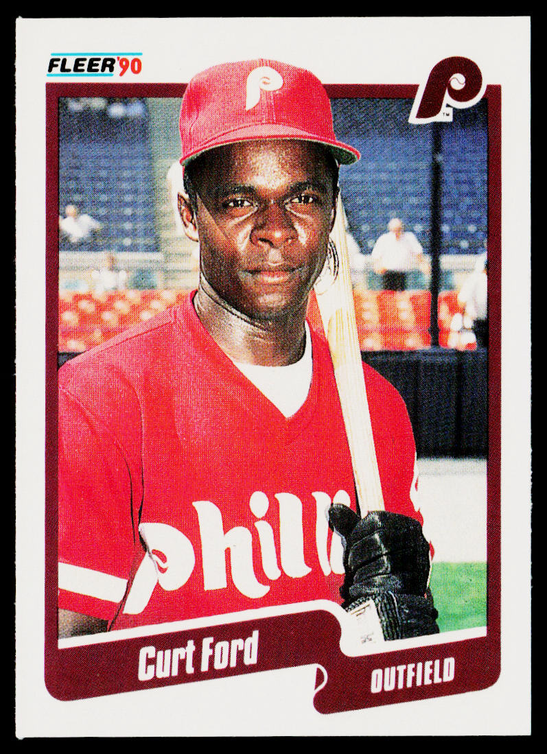 Curt Ford 1990 Fleer #557 Philadelphia Phillies