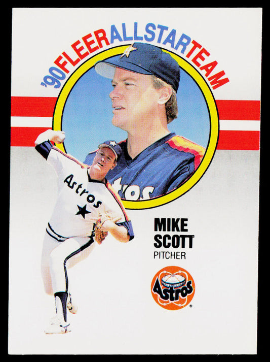 Mike Scott 1990 Fleer '90 Fleer All-Star Team #10 Houston Astros