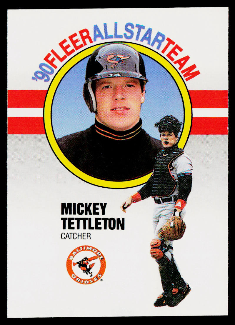 Mickey Tettleton 1990 Fleer '90 Fleer All-Star Team #12 Baltimore Orioles