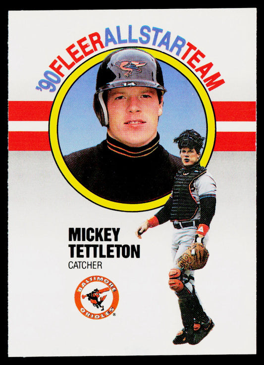 Mickey Tettleton 1990 Fleer '90 Fleer All-Star Team #12 Baltimore Orioles