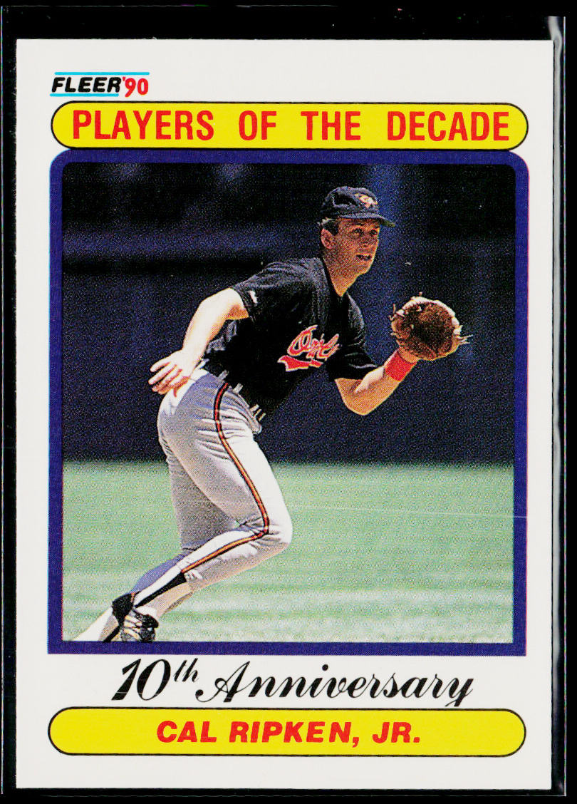 Cal Ripken, Jr. 1990 Fleer #624b Baltimore Orioles