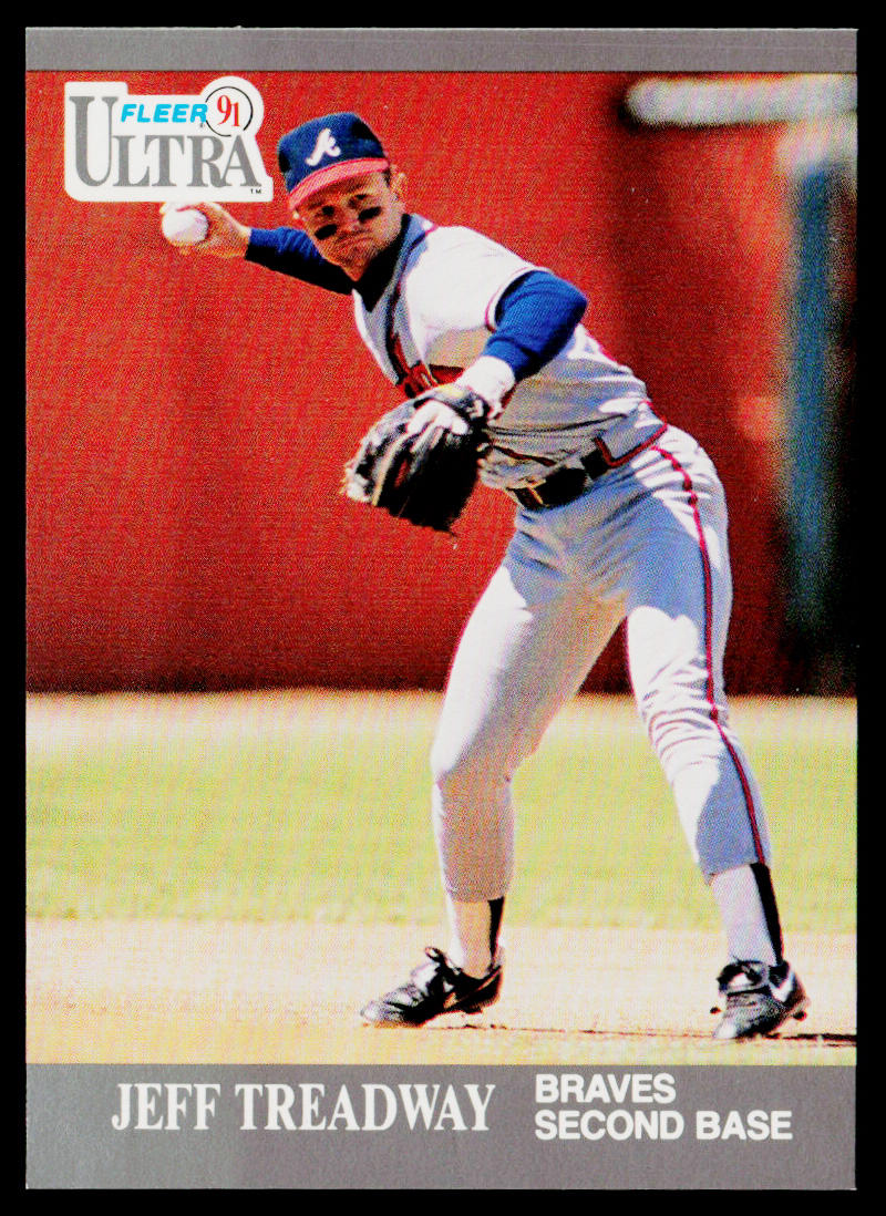 Jeff Treadway 1991 Ultra #13 Atlanta Braves