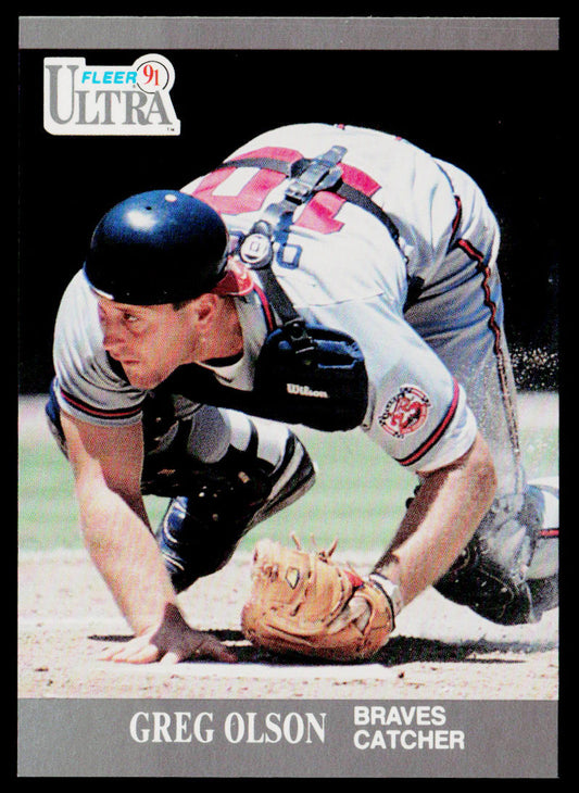 Greg Olson 1991 Ultra #9 Atlanta Braves