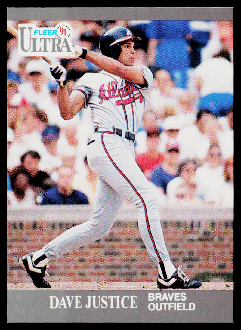 Dave Justice 1991 Ultra #7 Atlanta Braves