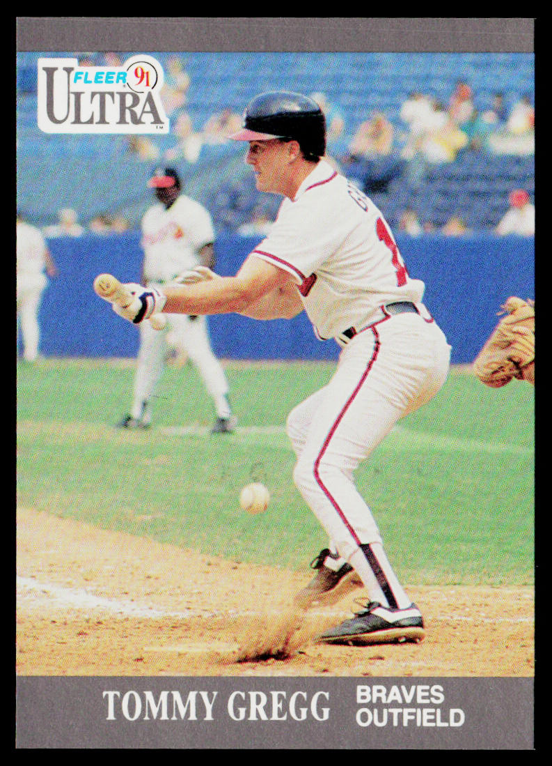 Tommy Gregg 1991 Ultra #6 Atlanta Braves