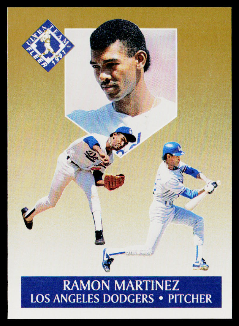 Ramon Martinez 1991 Ultra Ultra Team (Ultra Gold) #7 Los Angeles Dodgers