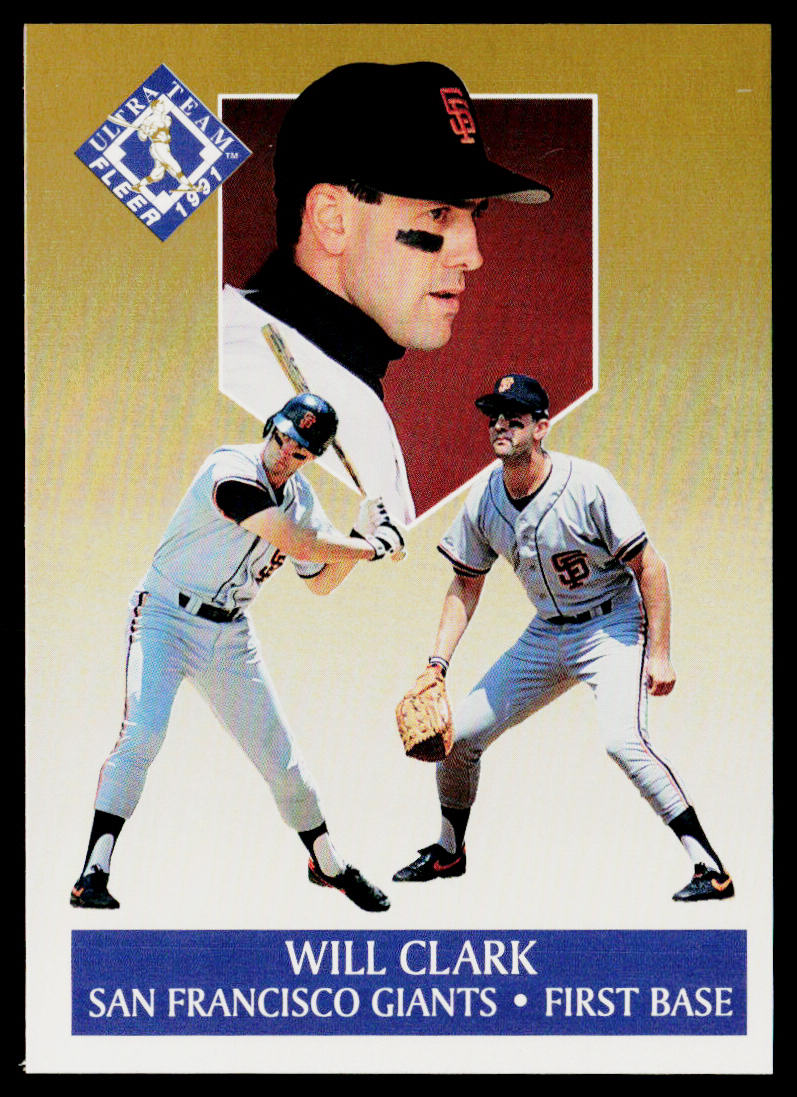 Will Clark 1991 Ultra Ultra Team (Ultra Gold) #2 San Francisco Giants