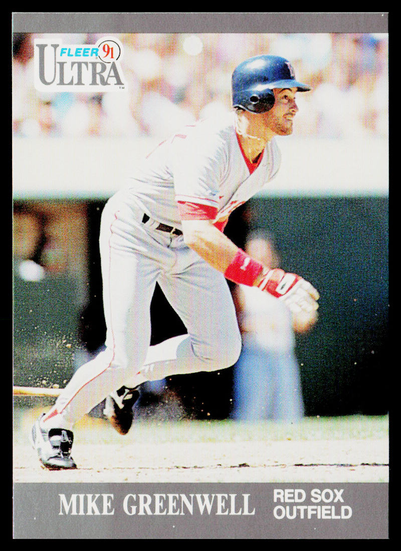 Mike Greenwell 1991 Ultra #32 Boston Red Sox