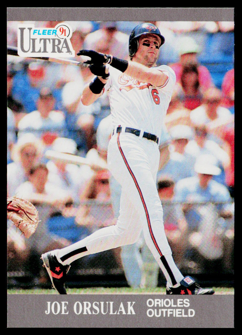 Joe Orsulak 1991 Ultra #22 Baltimore Orioles