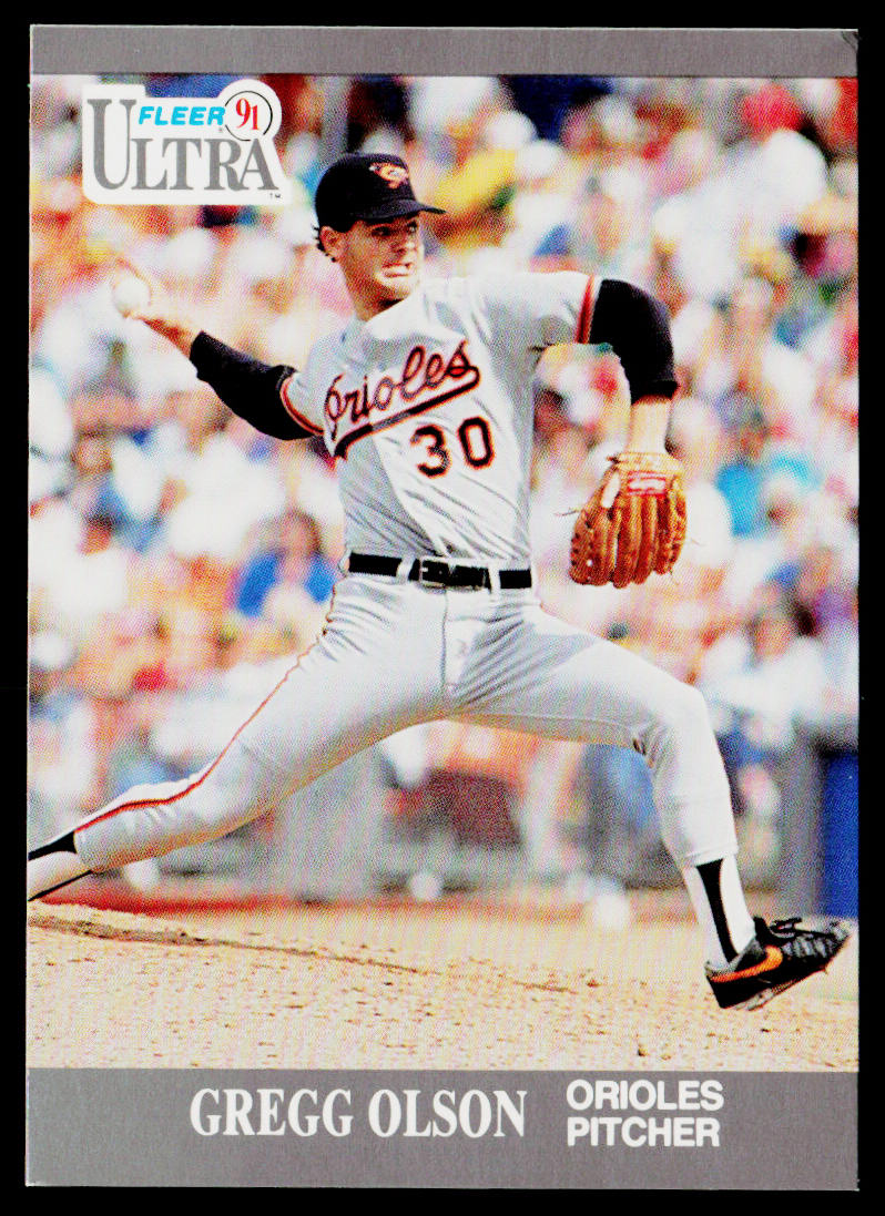 Gregg Olson 1991 Ultra #21 Baltimore Orioles