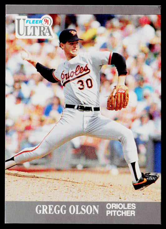 Gregg Olson 1991 Ultra #21 Baltimore Orioles