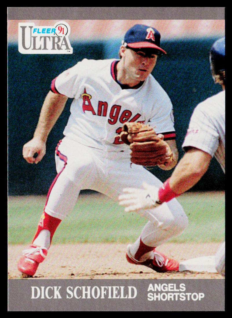 Dick Schofield 1991 Ultra #52 California Angels