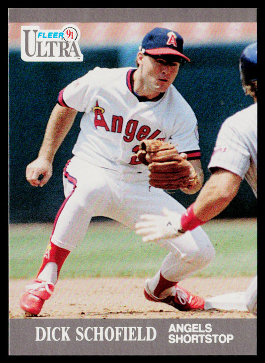 Dick Schofield 1991 Ultra #52 California Angels