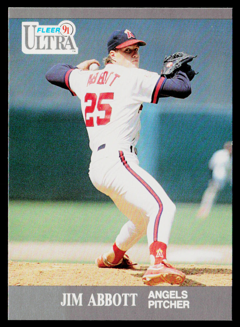 Jim Abbott 1991 Ultra #43 California Angels