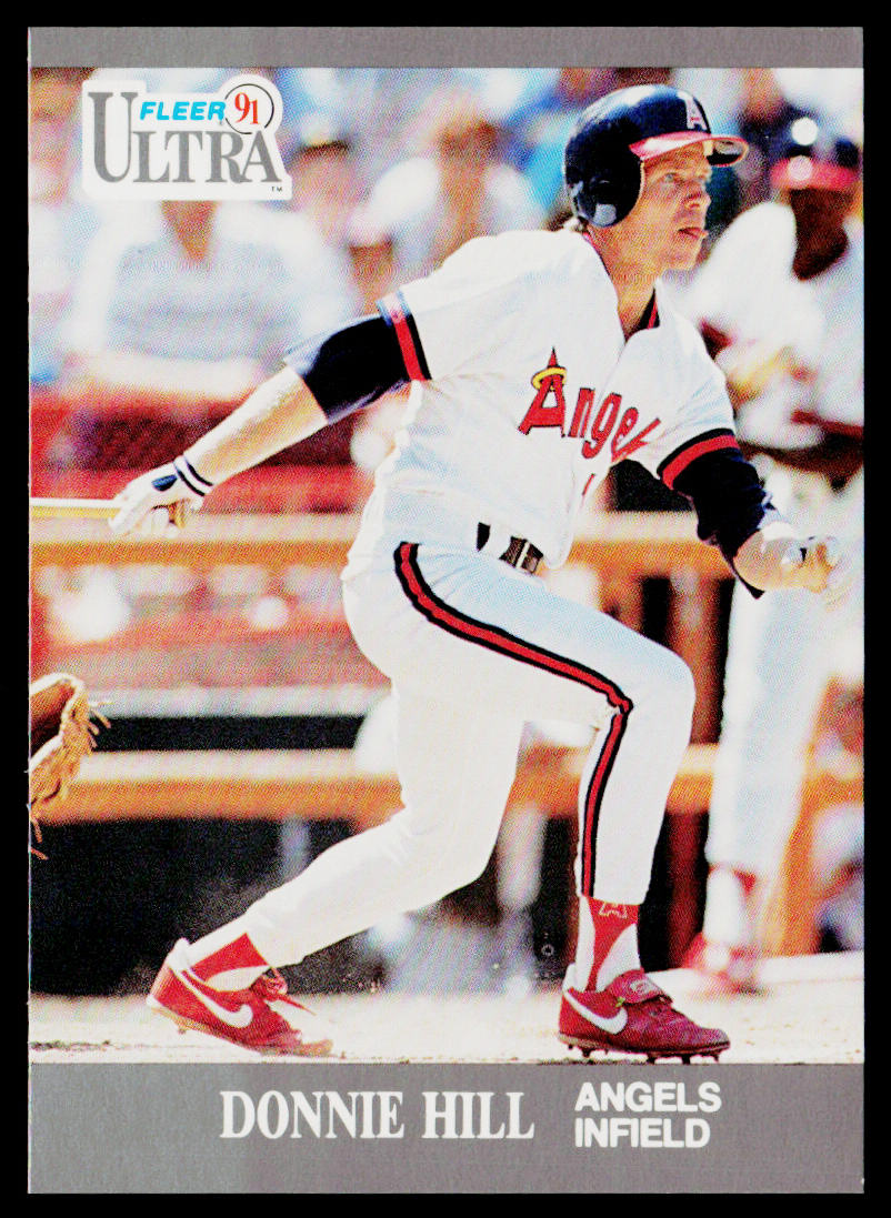 Donnie Hill 1991 Ultra #46 California Angels
