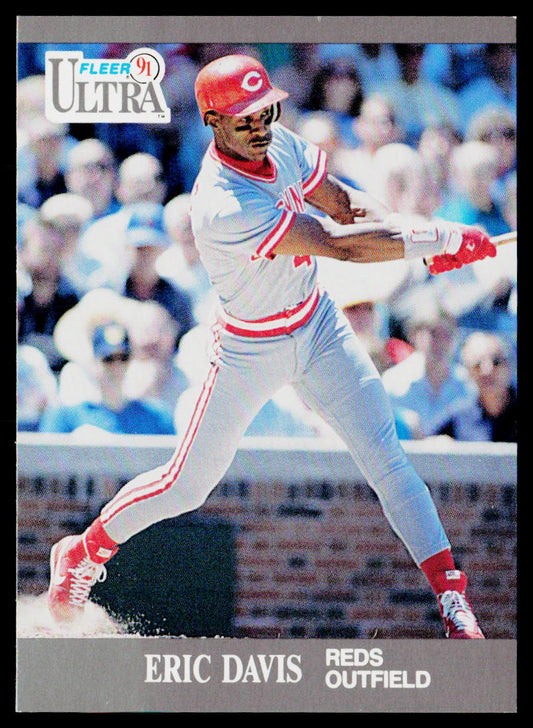Eric Davis 1991 Ultra #91 Cincinnati Reds