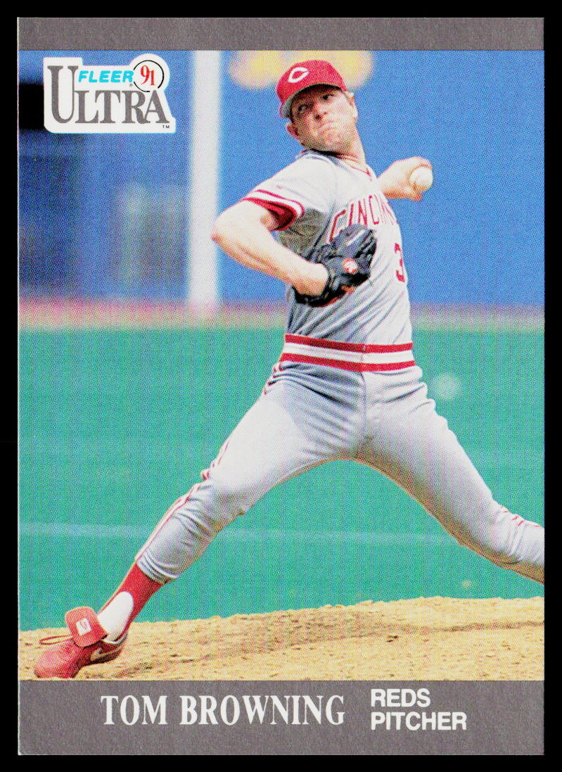 Tom Browning 1991 Ultra #89 Cincinnati Reds