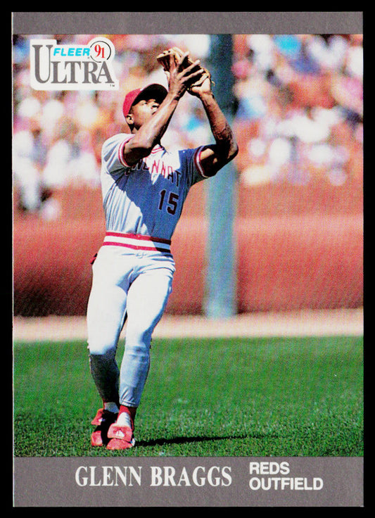 Glenn Braggs 1991 Ultra #88 Cincinnati Reds