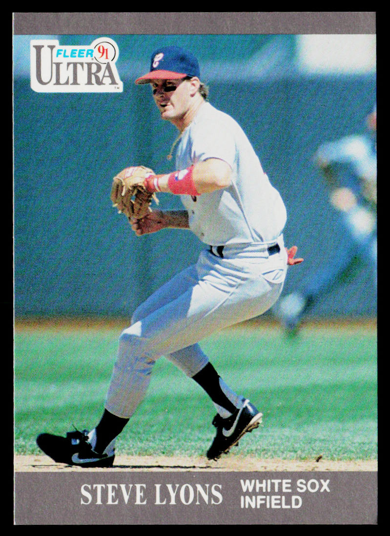 Steve Lyons 1991 Ultra #77 Chicago White Sox