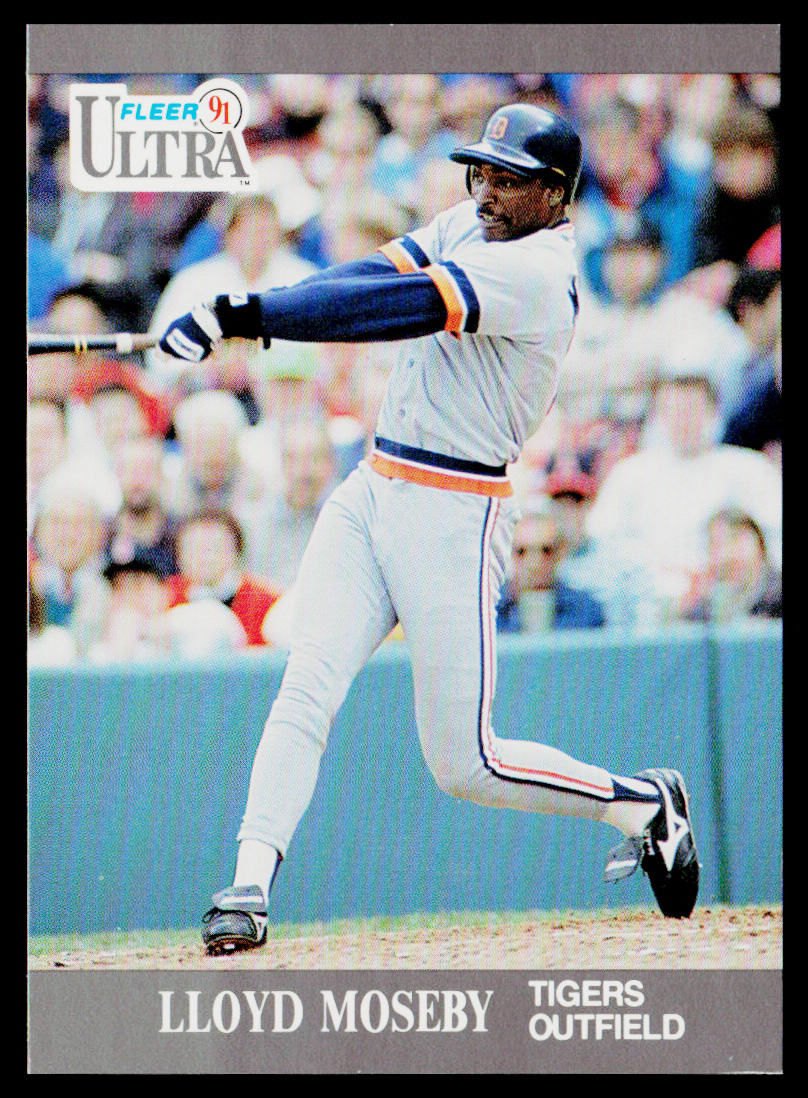 Lloyd Moseby 1991 Ultra #124 Detroit Tigers