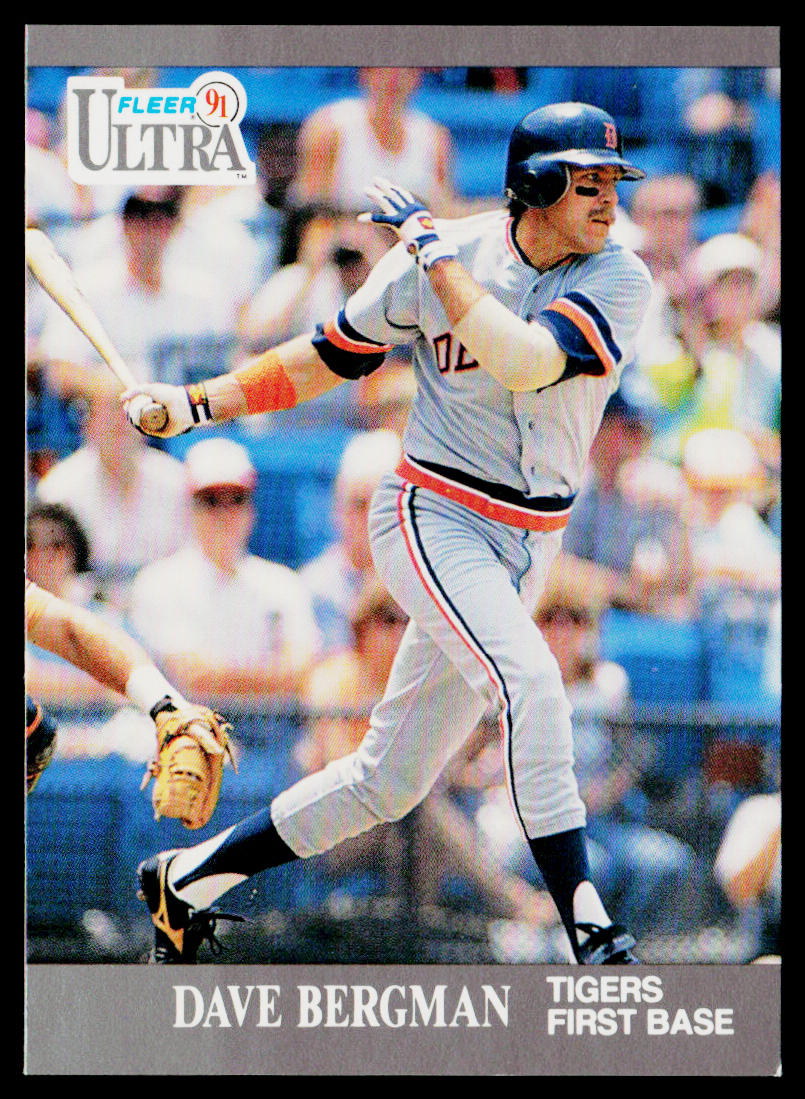 Dave Bergman 1991 Ultra #120 Detroit Tigers