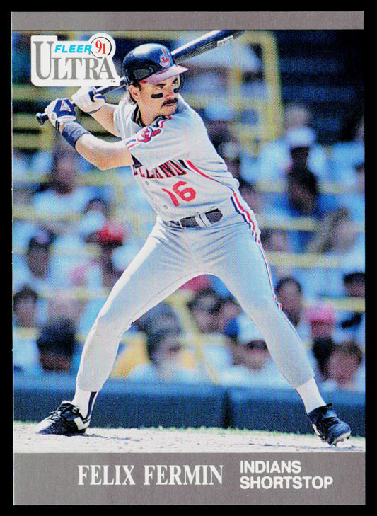 Felix Fermin 1991 Ultra #112 Cleveland Indians