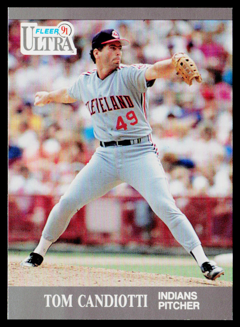 Tom Candiotti 1991 Ultra #109 Cleveland Indians