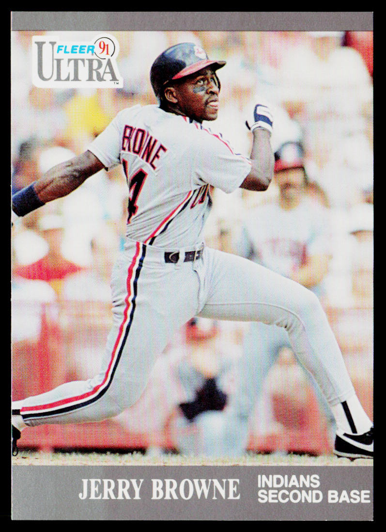 Jerry Browne 1991 Ultra #108 Cleveland Indians
