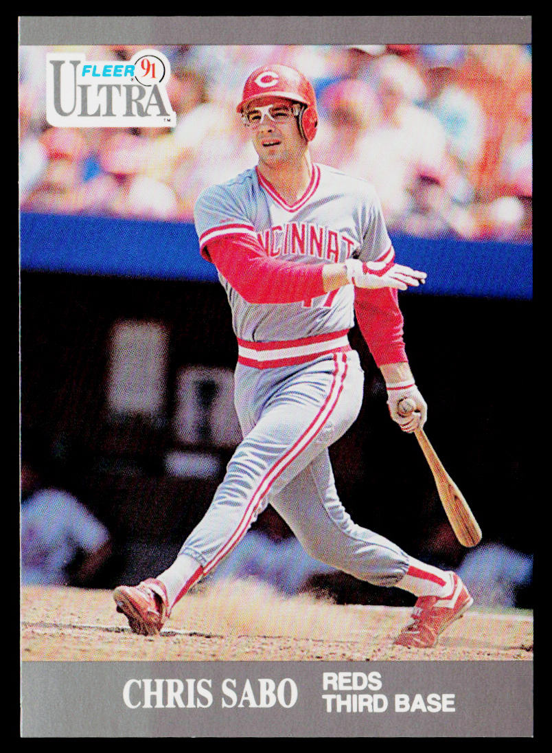 Chris Sabo 1991 Ultra #103 Cincinnati Reds
