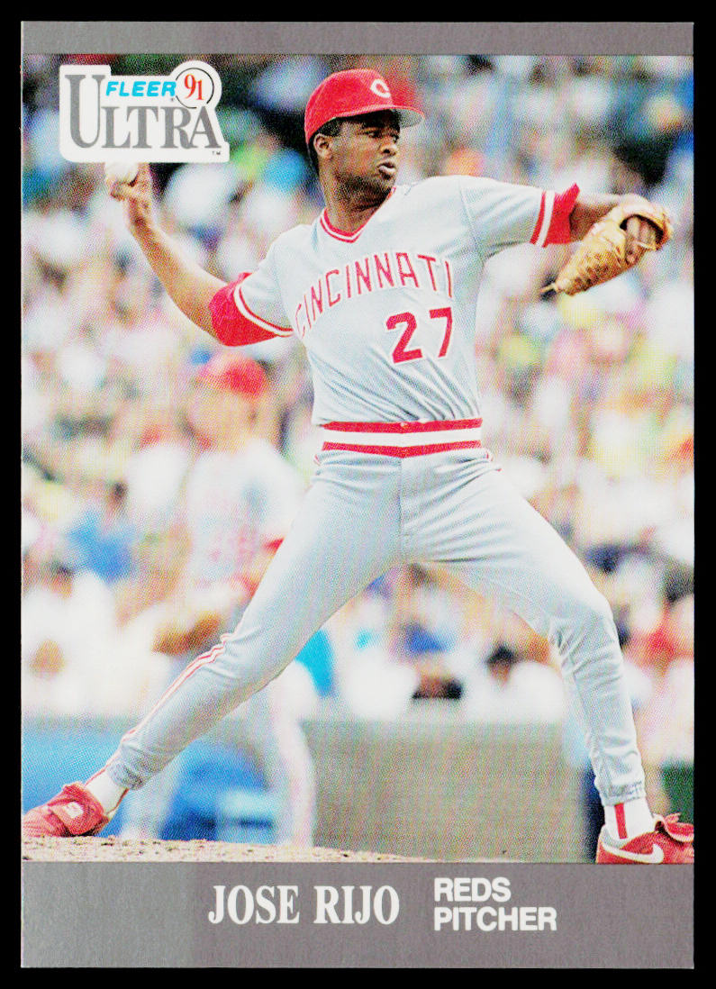 Jose Rijo 1991 Ultra #102 Cincinnati Reds