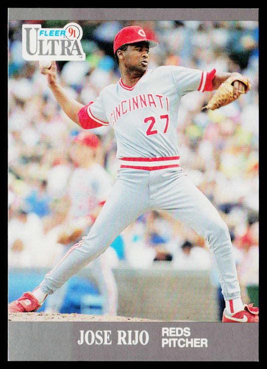 Jose Rijo 1991 Ultra #102 Cincinnati Reds