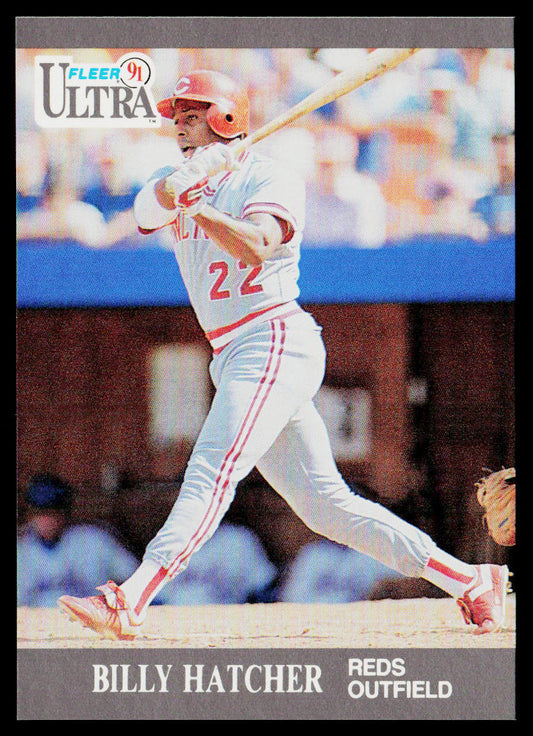 Billy Hatcher 1991 Ultra #95 Cincinnati Reds