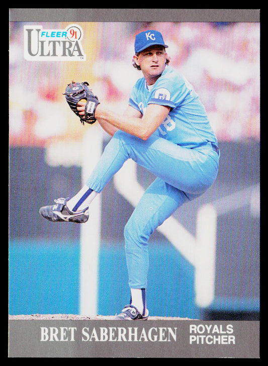 Bret Saberhagen 1991 Ultra #154 Kansas City Royals