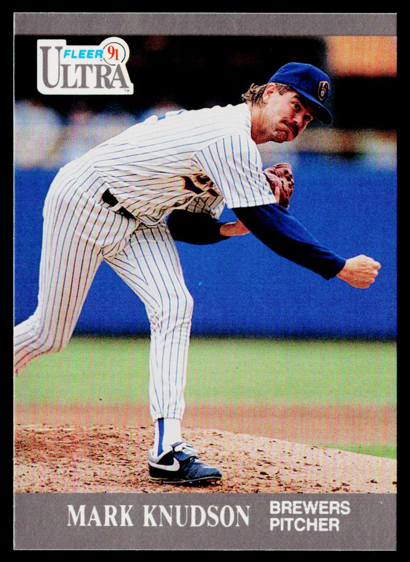 Mark Knudson 1991 Ultra #176 Milwaukee Brewers