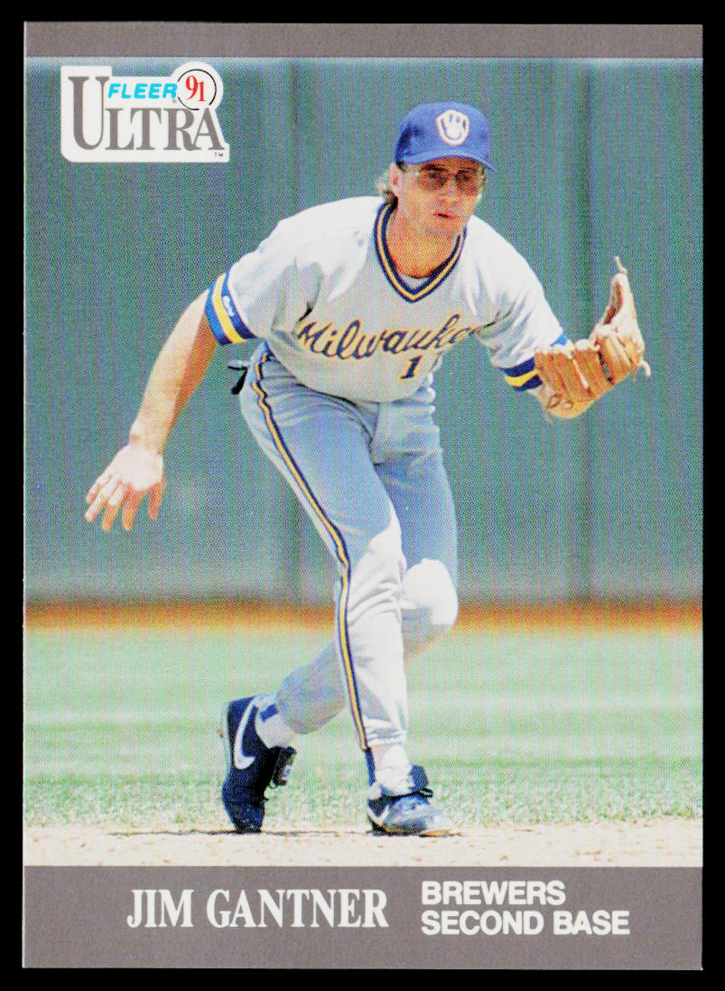Jim Gantner 1991 Ultra #174 Milwaukee Brewers