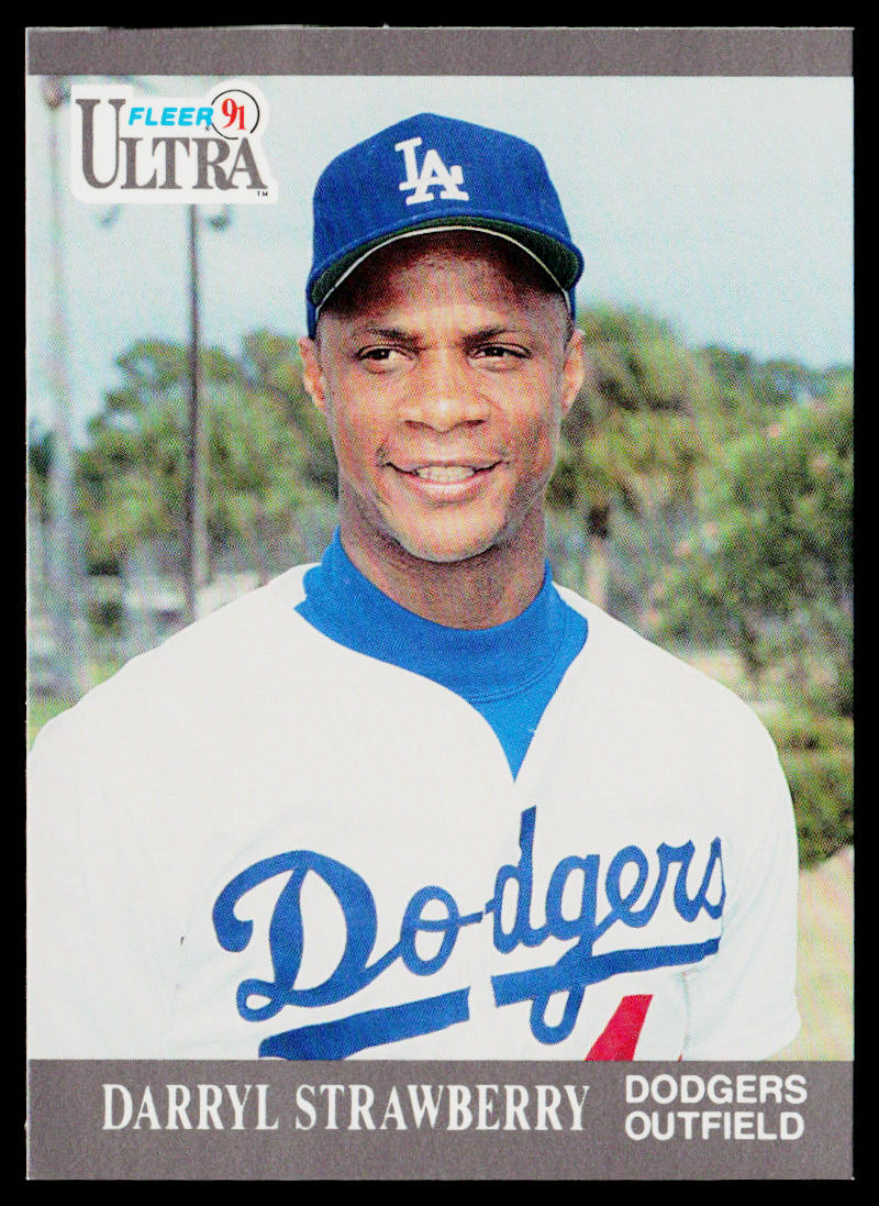 Darryl Strawberry 1991 Ultra #171 Los Angeles Dodgers